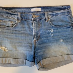 Loft jean shorts